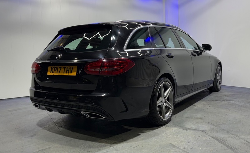 Mercedes-Benz C Class C220 D Amg Line KP17THV Black #6