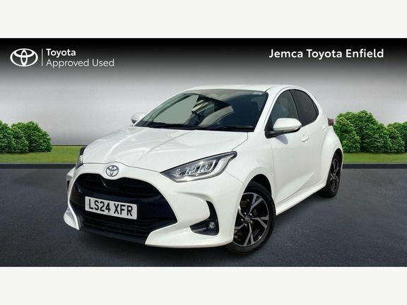 Toyota Yaris Design LS24XFR White #3
