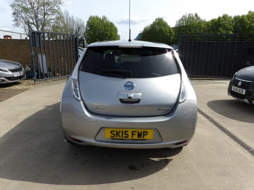 Nissan Leaf 24Kwh Tekna Hatchback 107 Bhp Silver #5