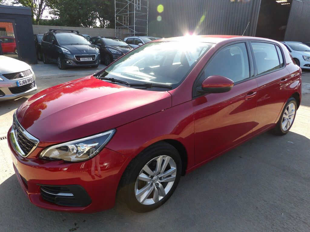 Peugeot 308 1.6 Bluehdi Active Hatchback Eur KN67MYZ Red #3