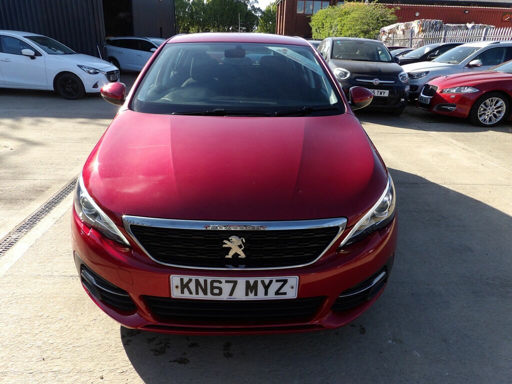 Peugeot 308 1.6 Bluehdi Active Hatchback Eur KN67MYZ Red #2