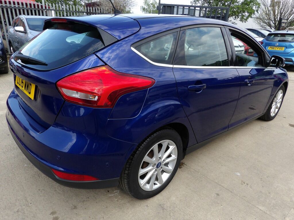 Ford Focus 1.5 Tdci Titanium Hatchback Euro LL15WMD Blue #6