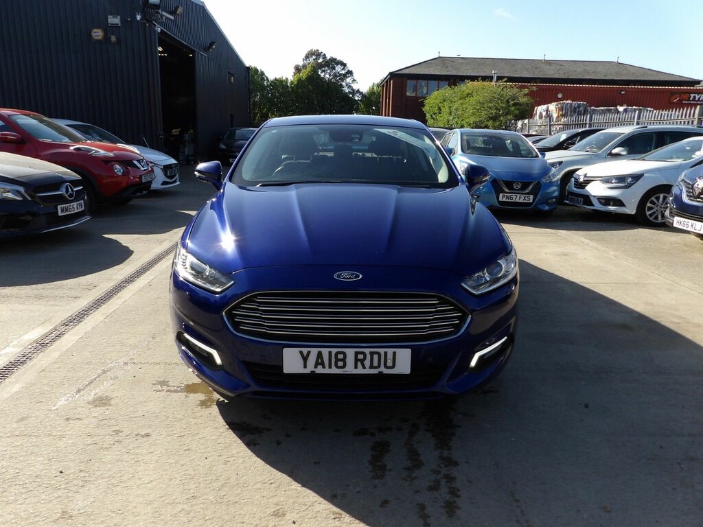Ford Mondeo 2.0 Tdci Zetec Hatchback Euro 6 YA18RDU Blue #2