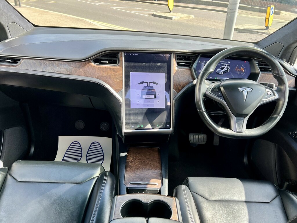 Tesla Model X Suv Blue #2