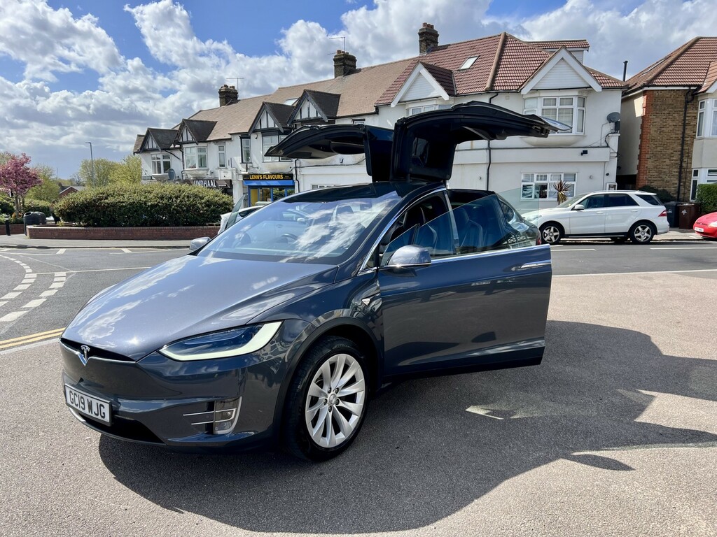 Tesla Model X Suv Blue #20
