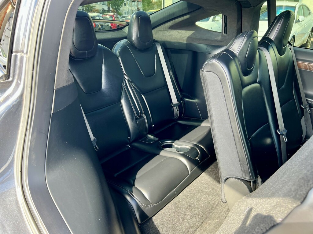 Tesla Model X Suv Blue #5