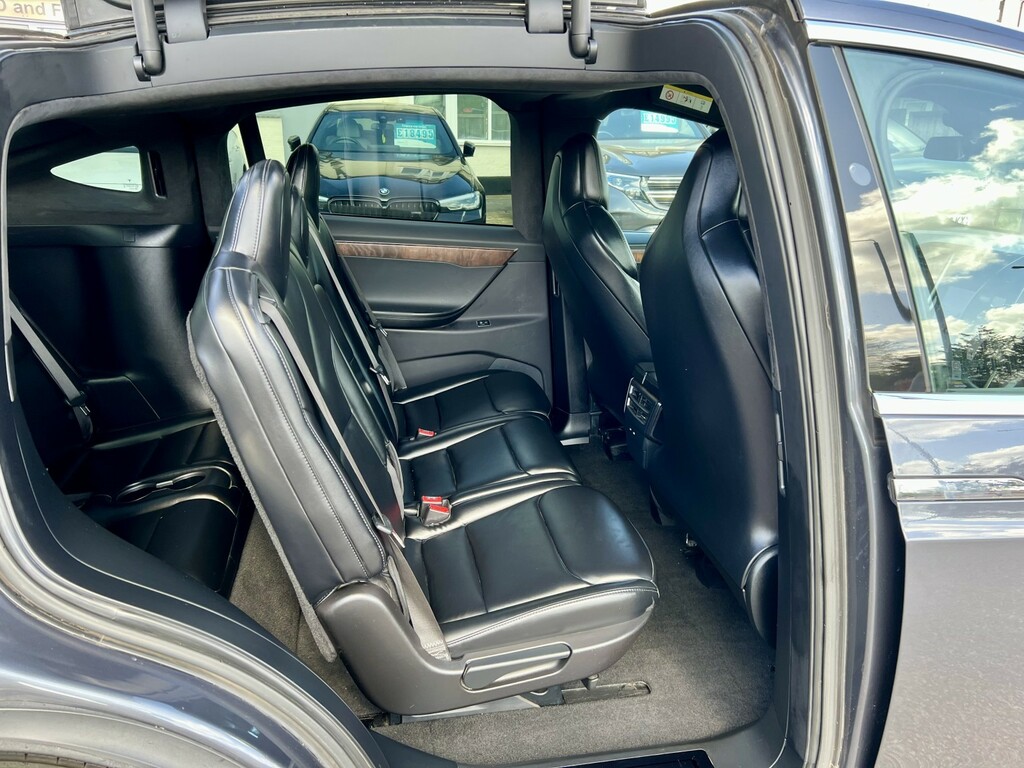 Tesla Model X Suv Blue #4