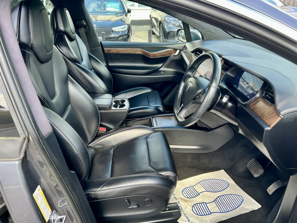 Tesla Model X Suv Blue #3
