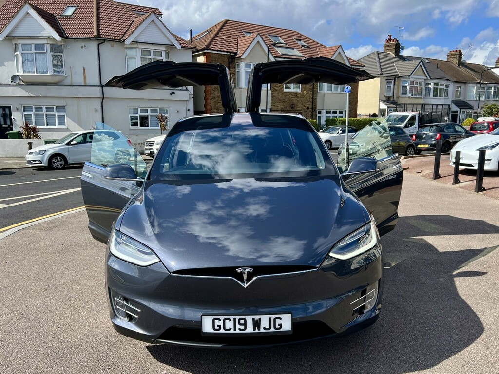 Tesla Model X Suv Blue #19