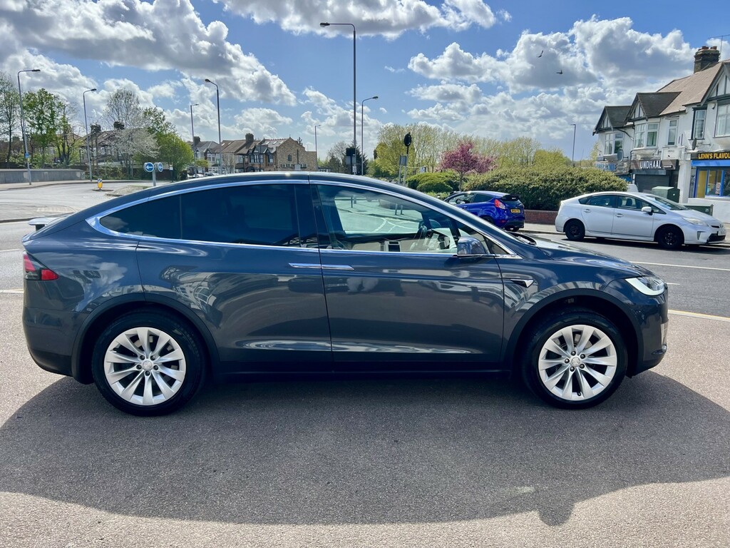 Tesla Model X Suv Blue #7