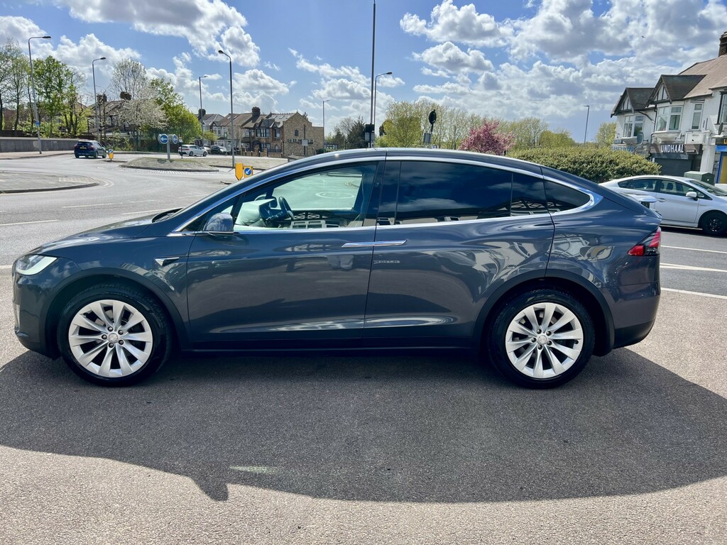 Tesla Model X Suv Blue #12