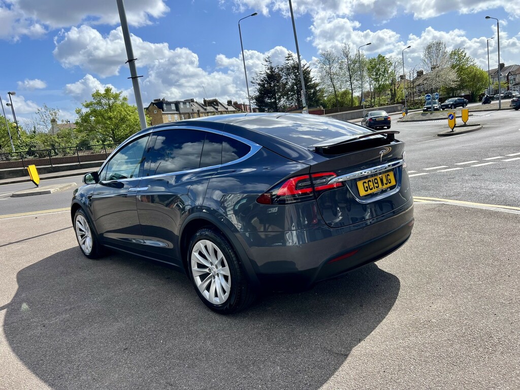 Tesla Model X Suv Blue #14
