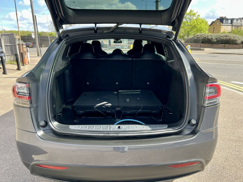 Tesla Model X Suv Blue #16