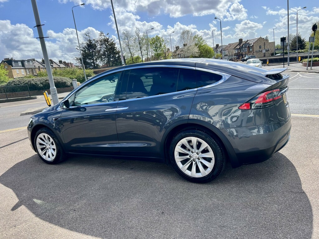 Tesla Model X Suv Blue #13
