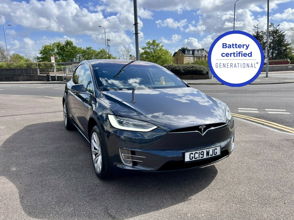 Tesla Model X Suv Blue #1
