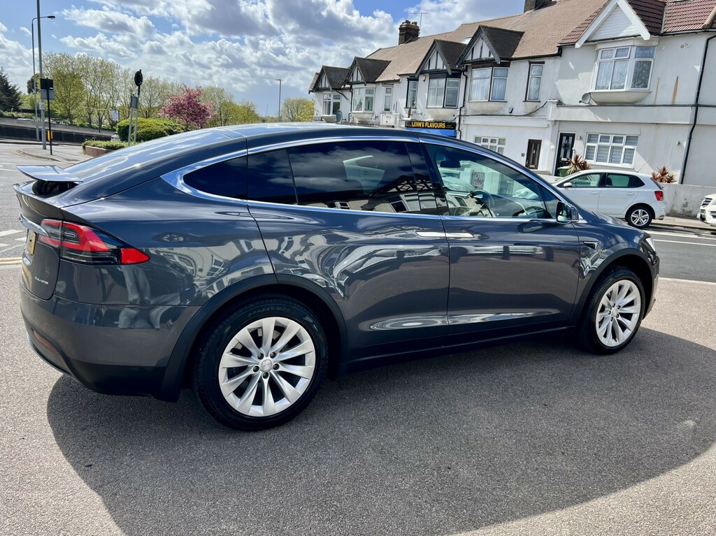 Tesla Model X Suv Blue #8