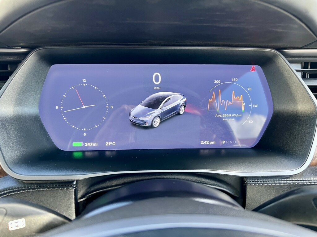 Tesla Model X Suv Blue #24