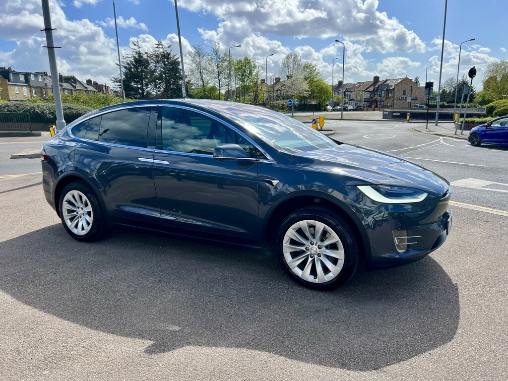 Tesla Model X Suv Blue #6