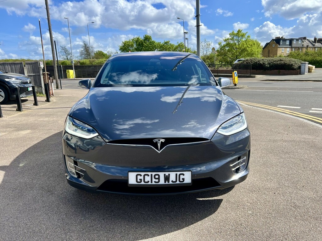 Tesla Model X Suv Blue #10