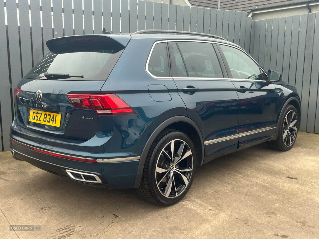 Volkswagen Tiguan 2.0 Tdi 4Motion R-line Dsg GSZ8341 Blue #6