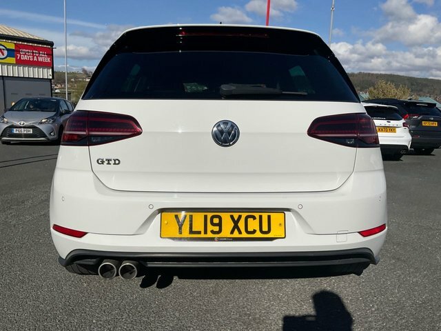 Volkswagen Golf 2.0 Tdi Gtd Hatchback Dsg Euro 6 S S YL19XCU White #3