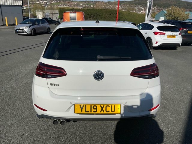 Volkswagen Golf 2.0 Tdi Gtd Hatchback Dsg Euro 6 S S YL19XCU White #4