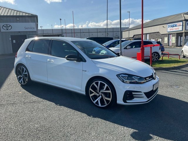 Volkswagen Golf 2.0 Tdi Gtd Hatchback Dsg Euro 6 S S YL19XCU White #2