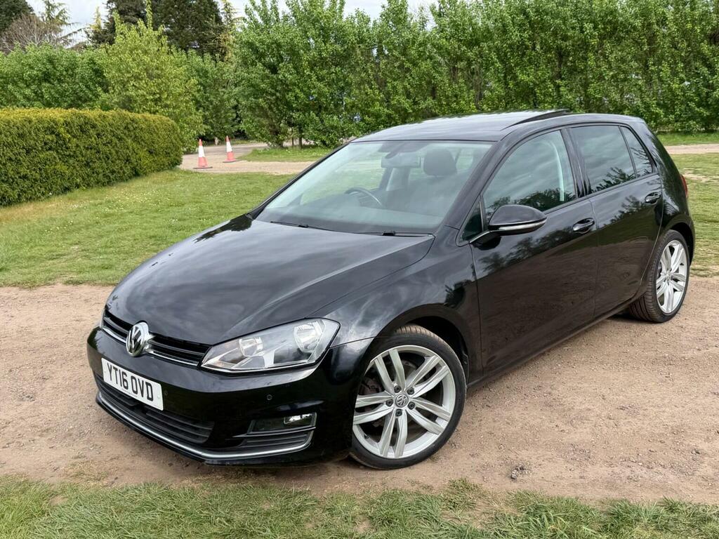 Volkswagen Golf Hatchback 1.4 Tsi Bluemotion Tech Act Gt Edition D YT16OVD Black #2