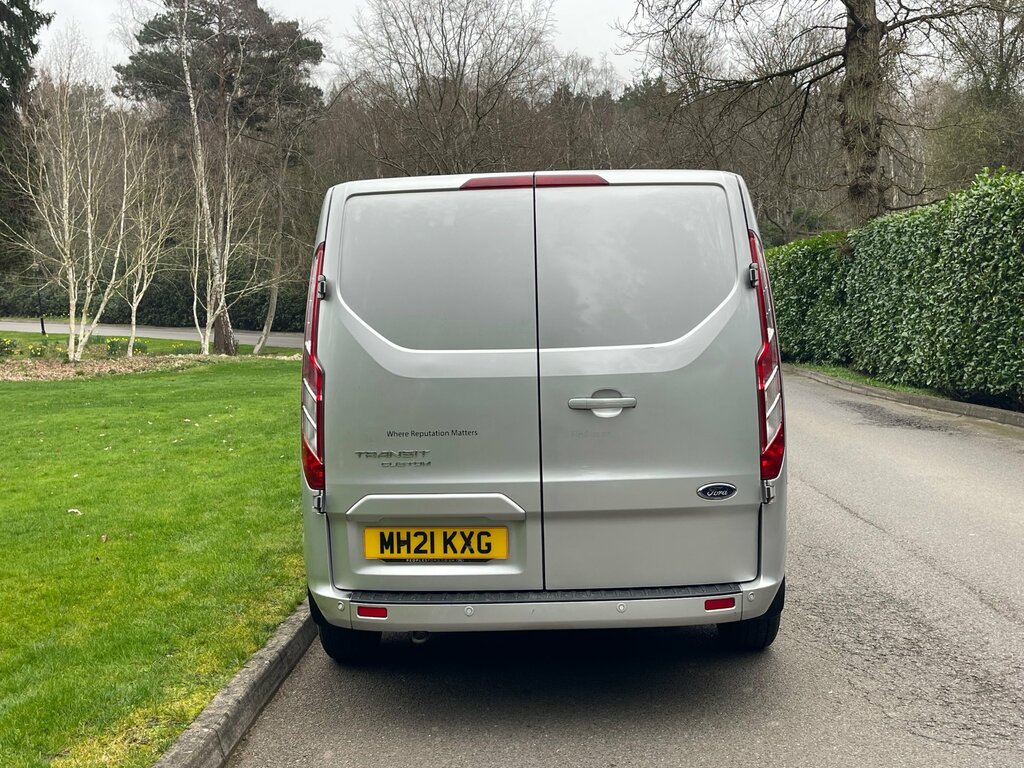 Ford Transit Custom 2.0 320 Ecoblue Limited Crew Van Double Cab Di MH21KXG Silver #4