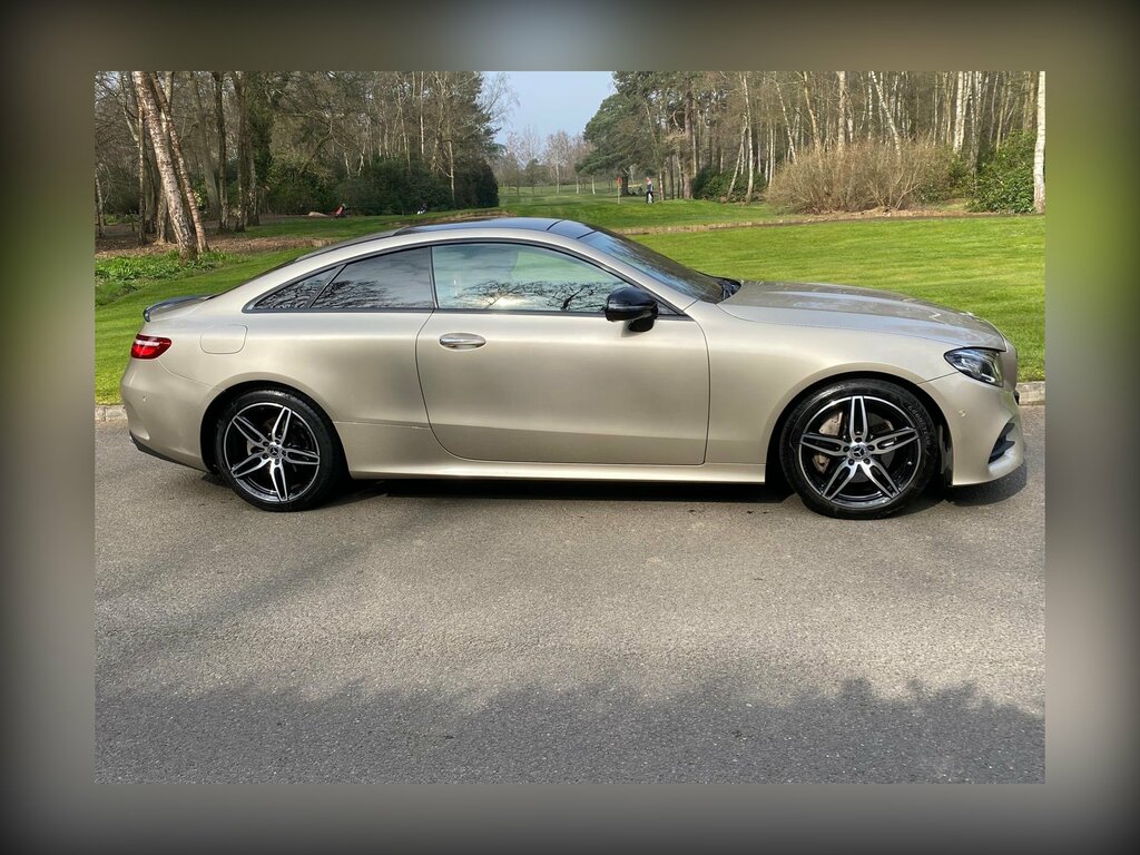 Mercedes-Benz E Class 2.0 E220d Amg Line Premium Coupe G-tr Gold