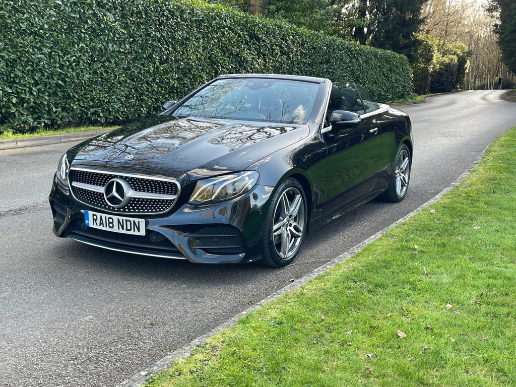 Mercedes-Benz E Class 2.0 E220d Amg Line Cabriolet G-tronic RA18NDN Black #2
