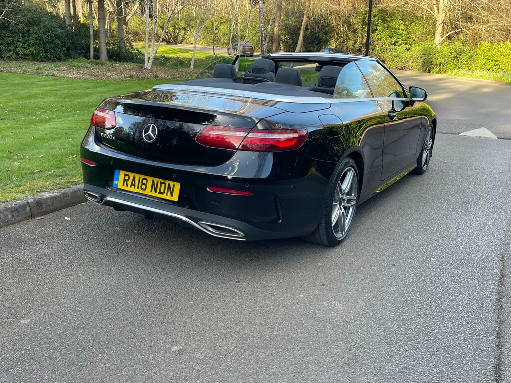 Mercedes-Benz E Class 2.0 E220d Amg Line Cabriolet G-tronic RA18NDN Black #6
