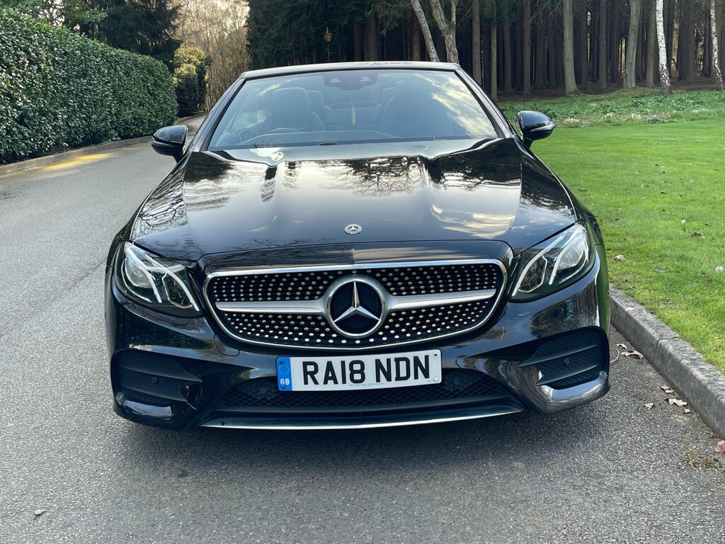Mercedes-Benz E Class 2.0 E220d Amg Line Cabriolet G-tronic Black