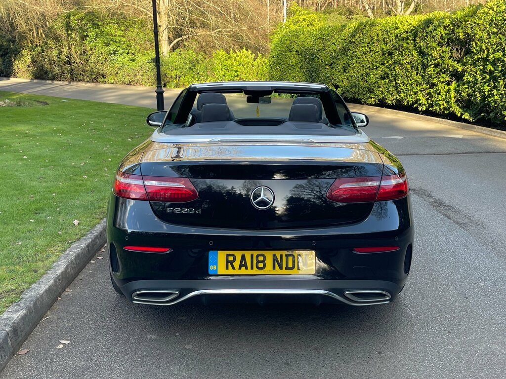 Mercedes-Benz E Class 2.0 E220d Amg Line Cabriolet G-tronic RA18NDN Black #4
