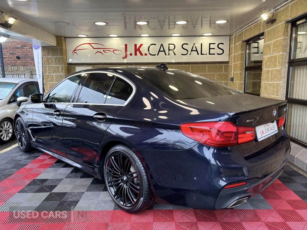 BMW 5 Series 520D Xdrive M Sport YD17GHF Black #5