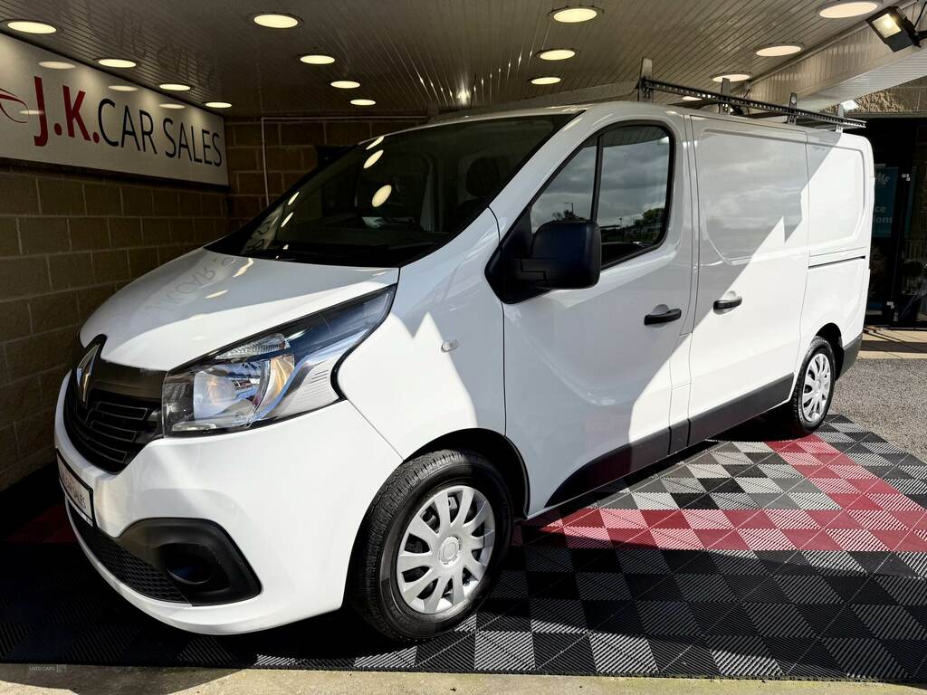 Renault Trafic Sl27 Dci 120 Business Van NGZ8690 White #4