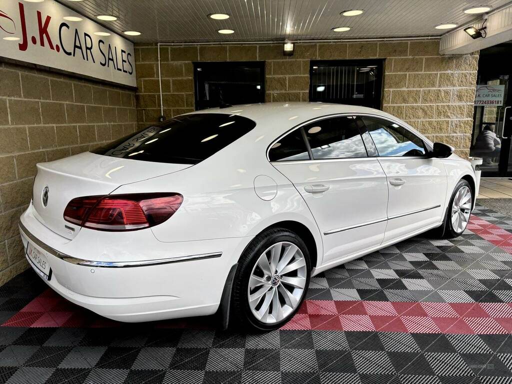 Volkswagen CC 2.0 Tdi Bluemotion Tech Gt Dsg MFZ8299 White #2