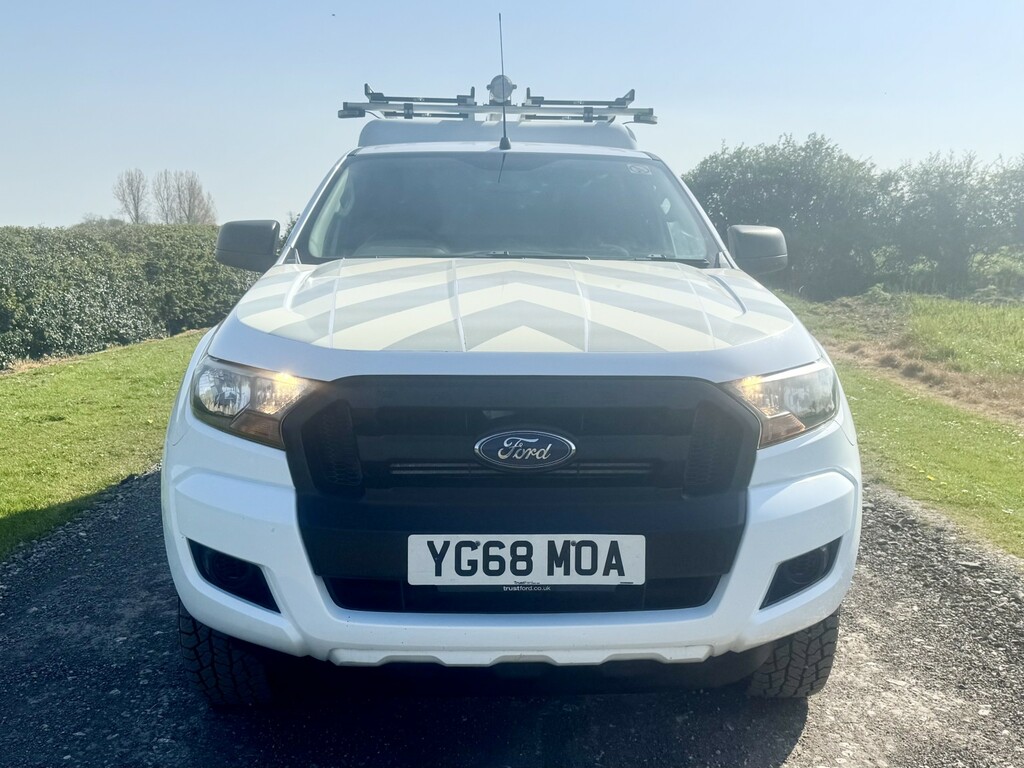 Ford Ranger 2.2 Tdci XL Super Cab Utility Spec Pick Up 2018 White #2