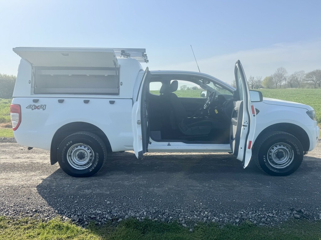 Ford Ranger 2.2 Tdci XL Super Cab Utility Spec Pick Up 2018 White #6