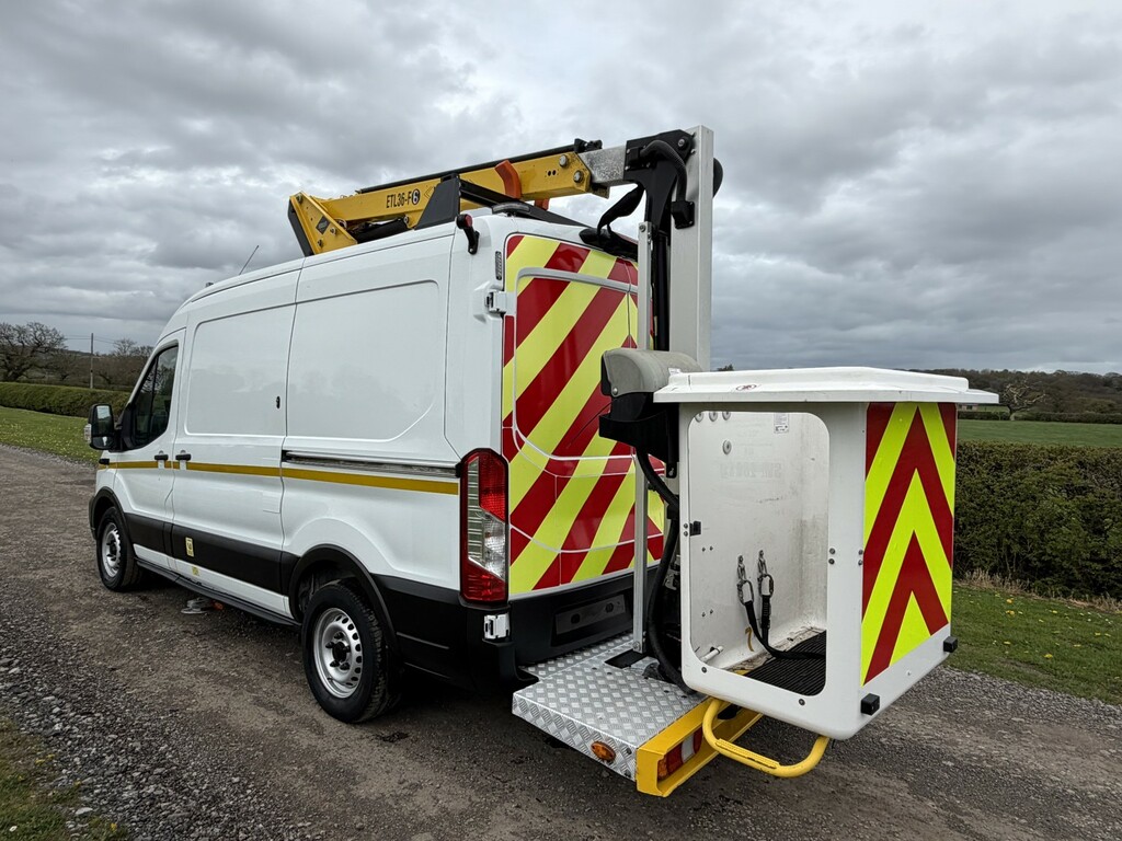 Ford Transit Custom 2.0 350 Versa Lift Cherry Picker Access Platform EK70GKU White #5