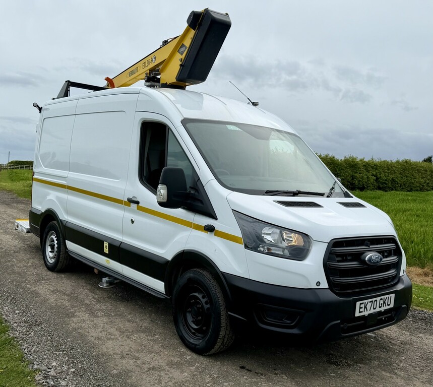 Ford Transit Custom 2.0 350 Versa Lift Cherry Picker Access Platform EK70GKU White #2