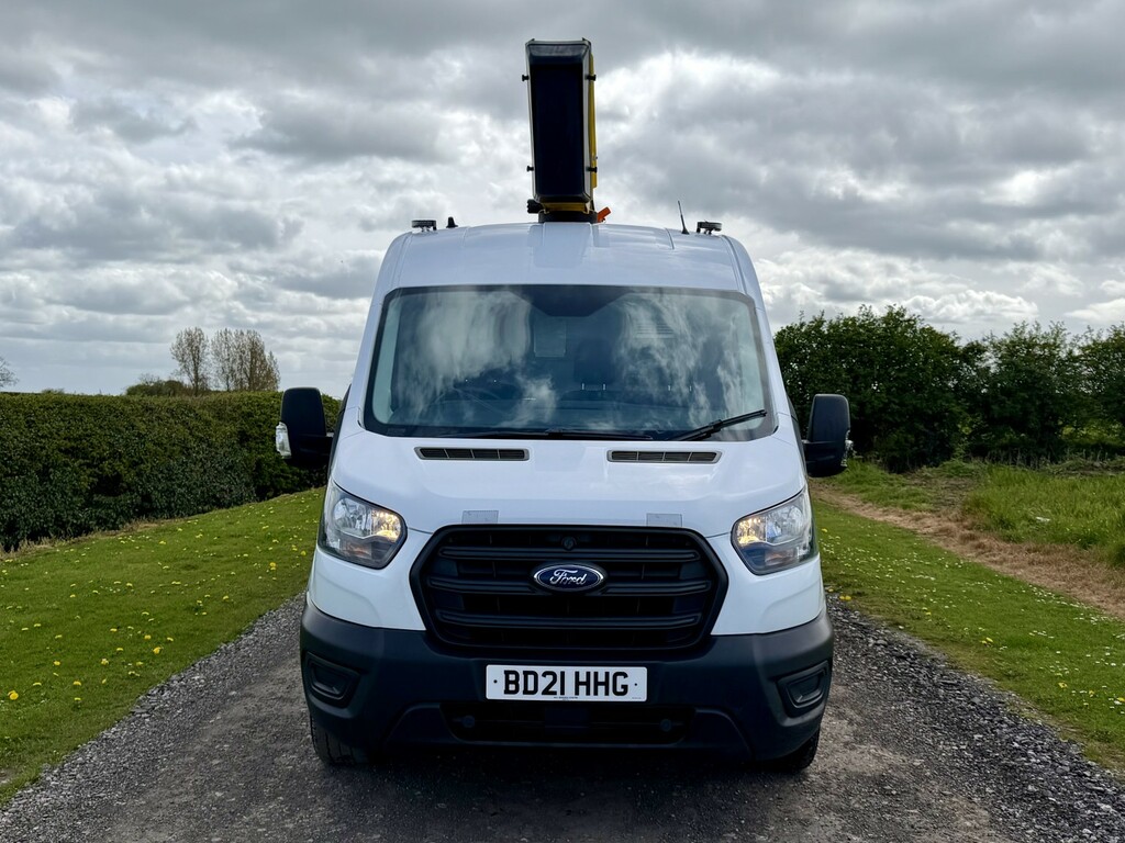 Ford Transit Custom 2.0 Transit Leader Van 350 L2 2.0L Versa Lift Acce BD21HHG White #4