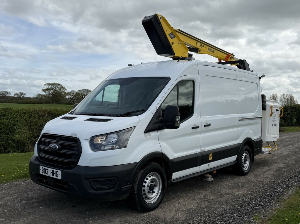 Ford Transit Custom 2.0 Transit Leader Van 350 L2 2.0L Versa Lift Acce BD21HHG White #2