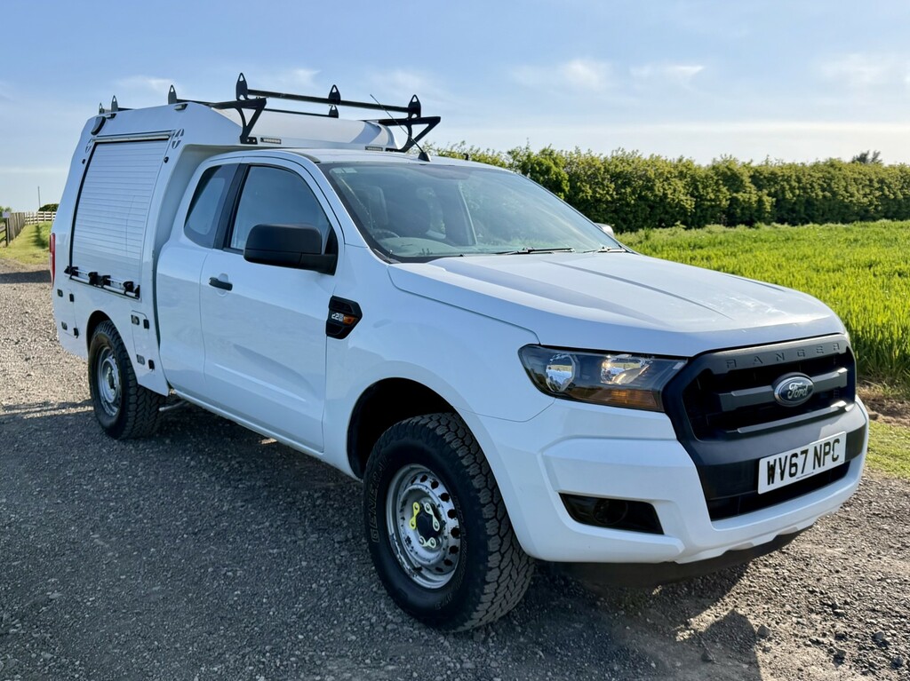 Ford Ranger 2.2 Tdci XL Utility Spec Super Cab 2017 White