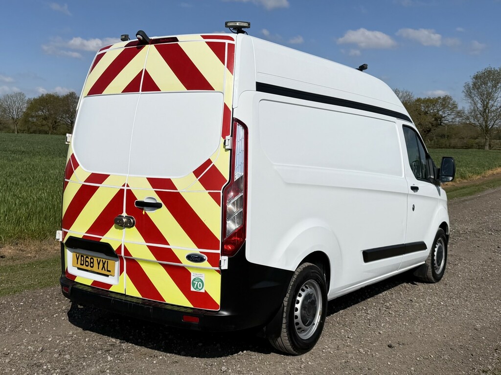 Ford Transit Custom 2.0 320 L2 High Roof Workshop 2018 YD68YXL White #3