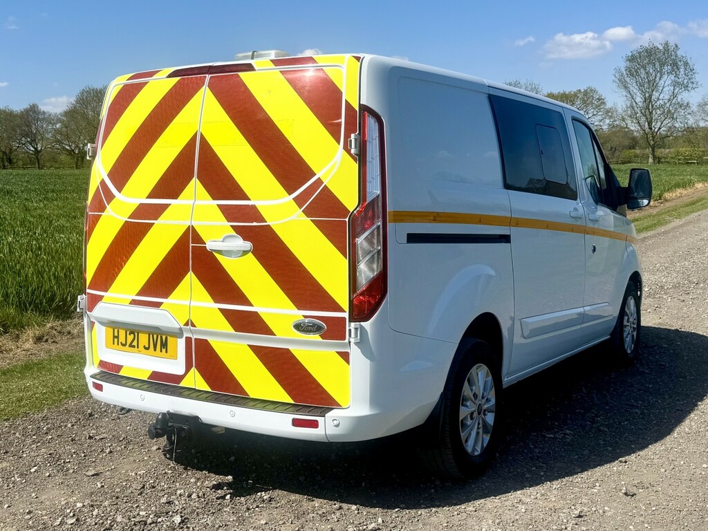 Ford Transit Custom 2.0 Transit Custom Limited Dciv 300 L1 2.0L Ecoblu HJ21JVM White #4