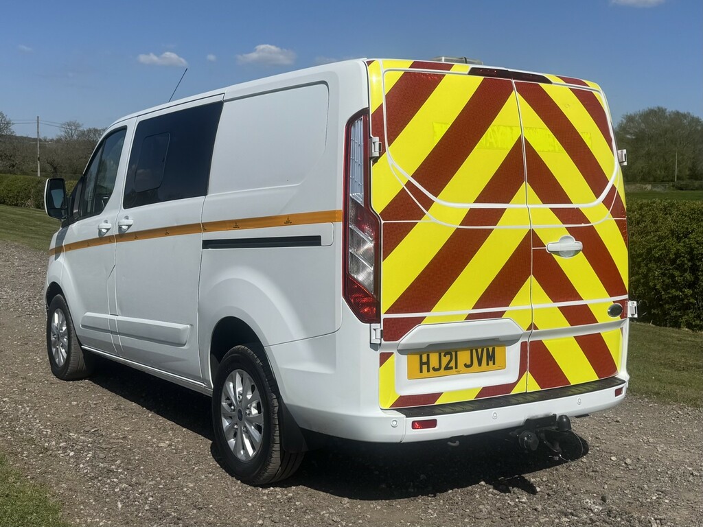 Ford Transit Custom 2.0 Transit Custom Limited Dciv 300 L1 2.0L Ecoblu HJ21JVM White #5