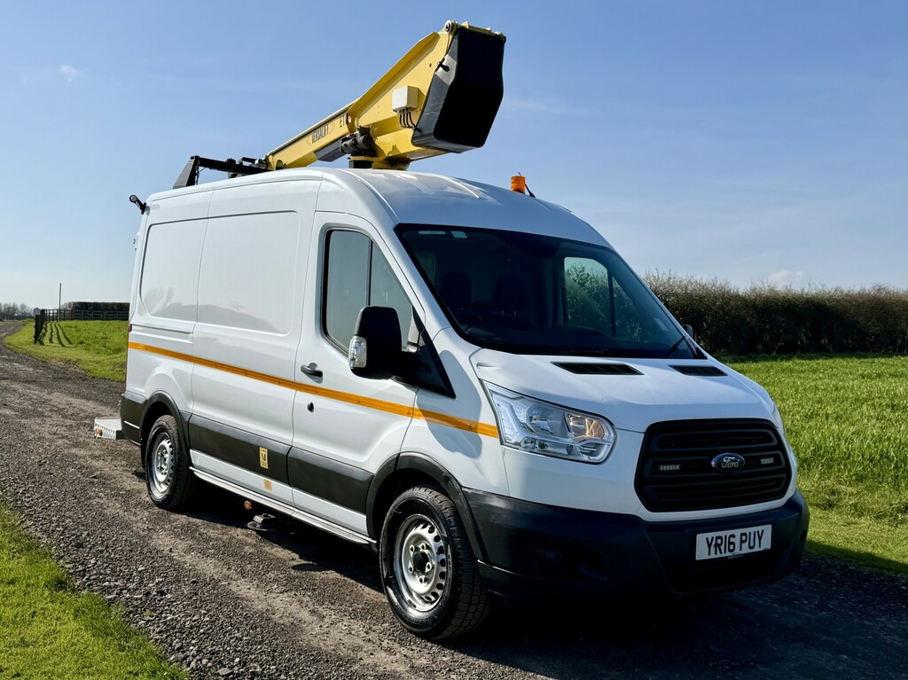 Ford Transit Custom 2.2 Tdci 350 Versa Lift Cherry Picker Access Platf YR16PUY White #2