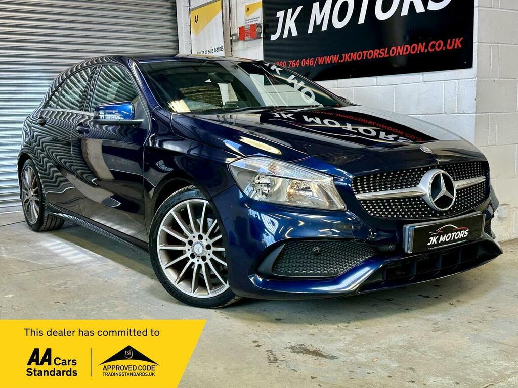 Mercedes-Benz A Class Hatchback 1.6 A180 Amg Line 7G-dct Euro 6 Ss Blue