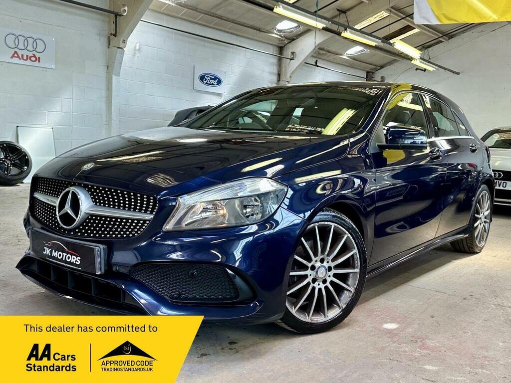 Mercedes-Benz A Class Hatchback 1.6 A180 Amg Line 7G-dct Euro 6 Ss Blue #2